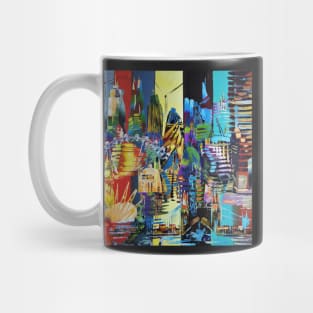 City of London Abstract Painting 620 Mug